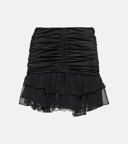 Ruffle-trimmed pleated miniskirt - Blumarine - Modalova