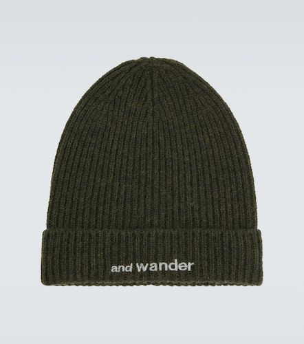 And Wander Ribbed-knit wool beanie - And Wander - Modalova
