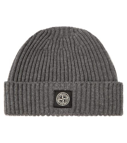 Compass virgin wool beanie - Stone Island Junior - Modalova