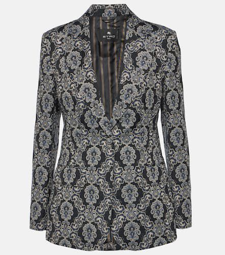 Single-breasted jacquard blazer - Etro - Modalova