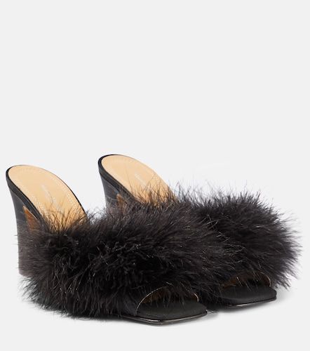 Maison Margiela Mules con piume - Maison Margiela - Modalova