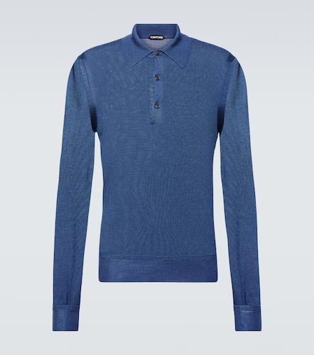 Cashmere and silk polo sweater - Tom Ford - Modalova