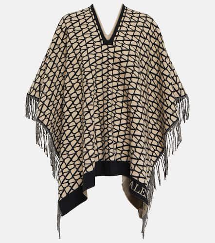 Toile Iconographe wool and cashmere poncho - Valentino - Modalova