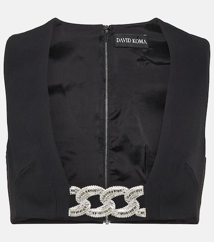 David Koma Bralette con catena - David Koma - Modalova