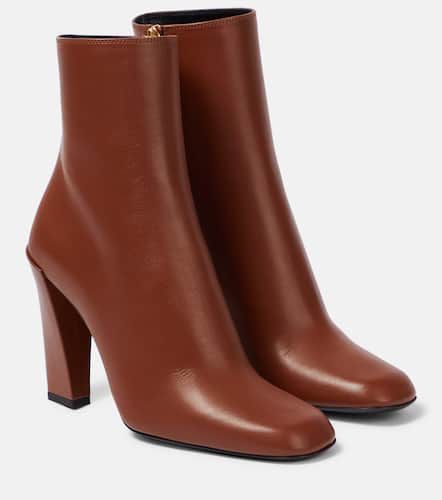 Leather ankle boots - Victoria Beckham - Modalova