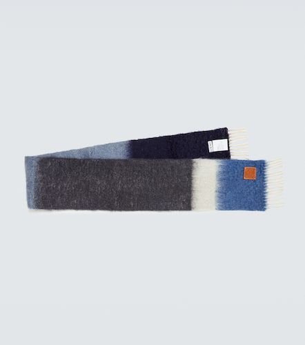 Loewe Anagram striped wool scarf - Loewe - Modalova