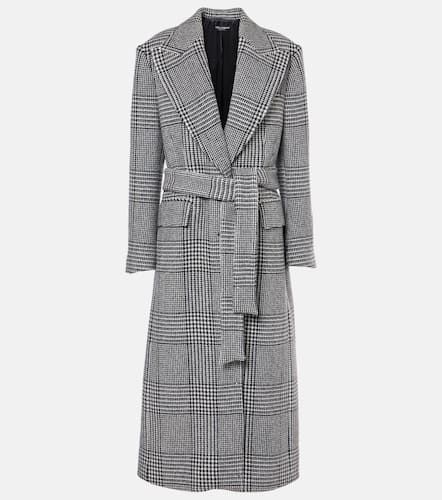 Houndstooth wool-blend coat - Dolce&Gabbana - Modalova