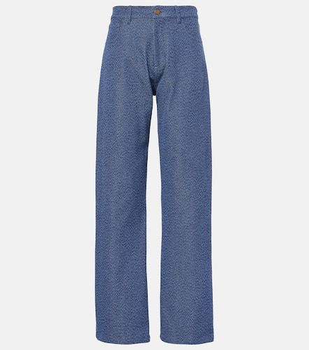 Axel cotton-blend straight pants - Tove - Modalova