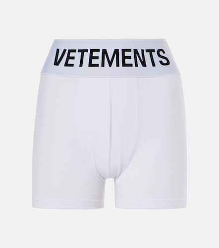 Vetements Logo cotton-blend boxers - Vetements - Modalova