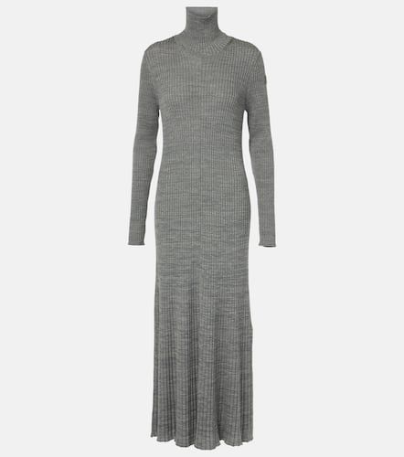 Virgin wool turtleneck maxi dress - Moncler - Modalova