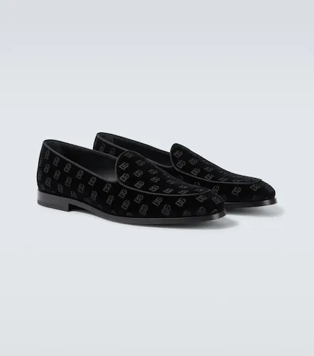 Mocasines Vivaldi de terciopelo - Dolce&Gabbana - Modalova