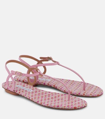 Almost Bare leather thong sandals - Aquazzura - Modalova