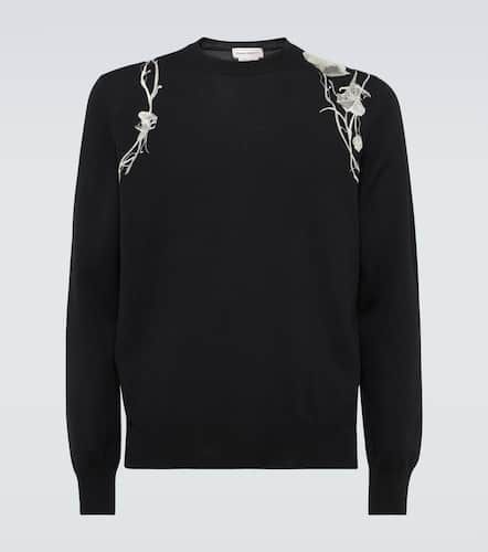 Bestickter Pullover aus Wolle - Alexander McQueen - Modalova