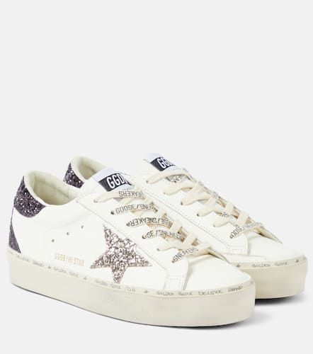 Hi Star glitter leather sneakers - Golden Goose - Modalova