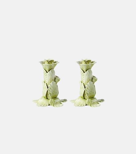 Set de 2 portavelas de cerámica - Bitossi - Modalova
