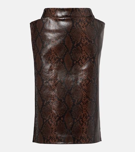 Falda midi con efecto serpiente - Stella McCartney - Modalova