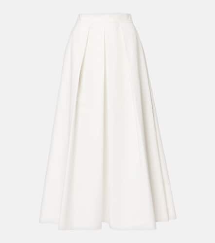 Cotton popeline midi skirt - Elie Saab - Modalova