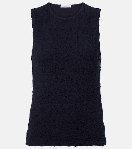 Vince Smocked cotton-blend top - Vince - Modalova