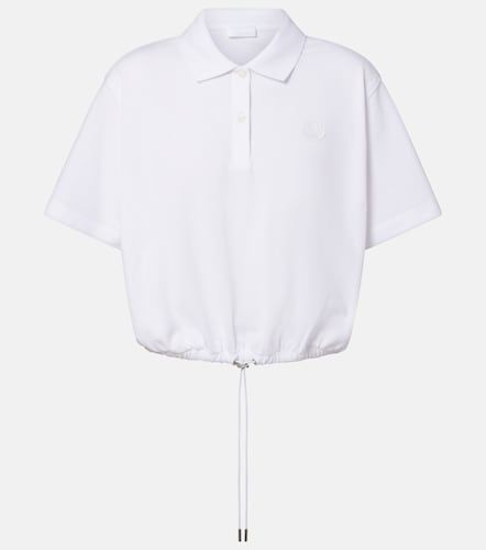 Moncler Polo de piqué de algodón - Moncler - Modalova