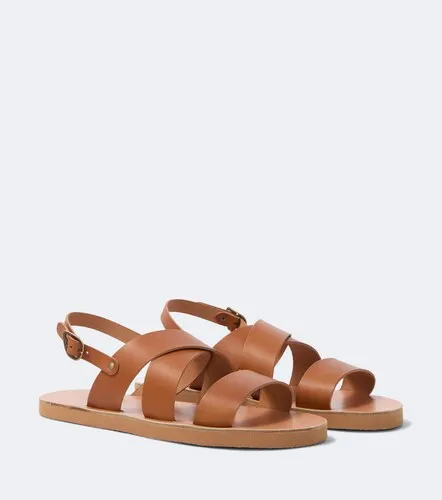 Miltos leather slingback sandals - Ancient Greek Sandals - Modalova