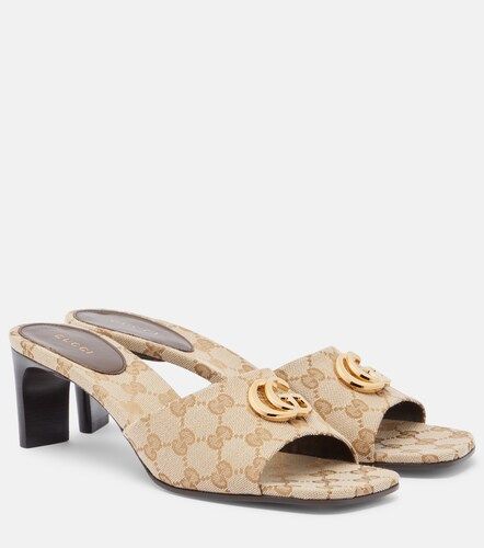 Marmont Double G GG canvas mules - Gucci - Modalova