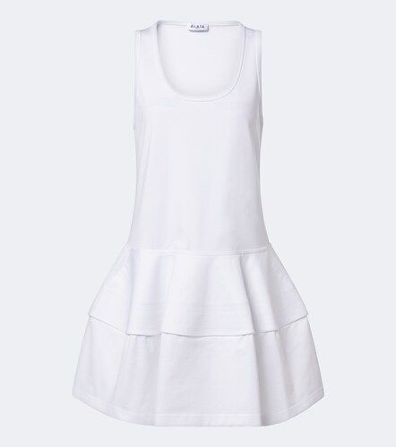 Alaïa Minikleid aus Baumwoll-Jersey - Alaia - Modalova