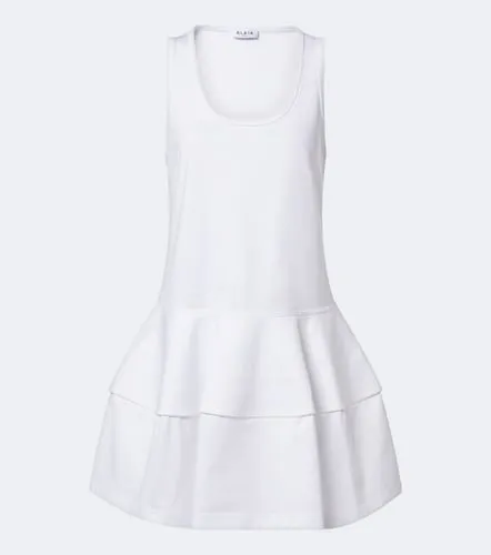 Alaïa Vestido corto de jersey de algodón - Alaia - Modalova