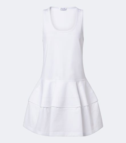 Alaïa Vestido corto de jersey de algodón - Alaia - Modalova
