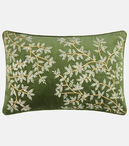 Cuscino in velluto di cotone con ricamo - Les-Ottomans - Modalova