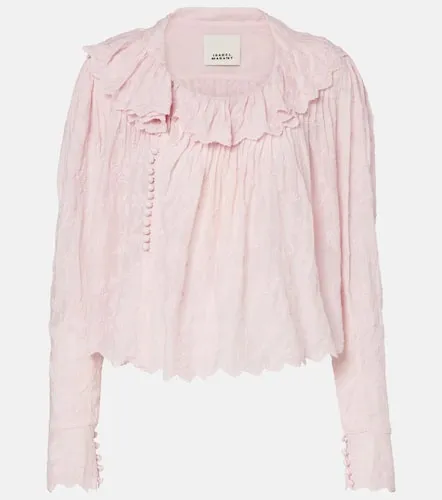 Blusa Zelly de algodón y seda bordada - Isabel Marant - Modalova