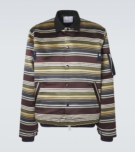 Sacai Striped blouson jacket - Sacai - Modalova