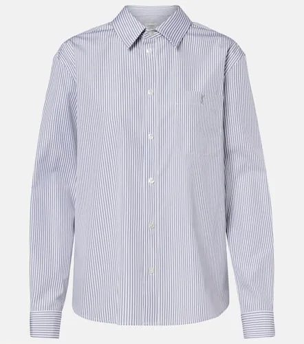 Camicia in popeline di cotone a righe - Saint Laurent - Modalova