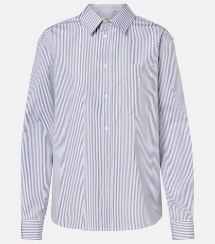 Camisa de popelín de algodón a rayas - Saint Laurent - Modalova