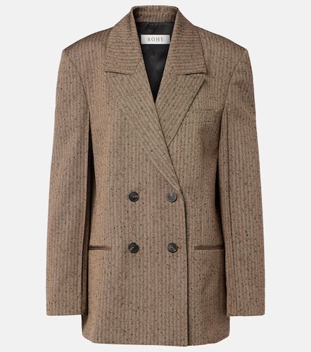 Rohe Herringbone wool-blend blazer - Rohe - Modalova