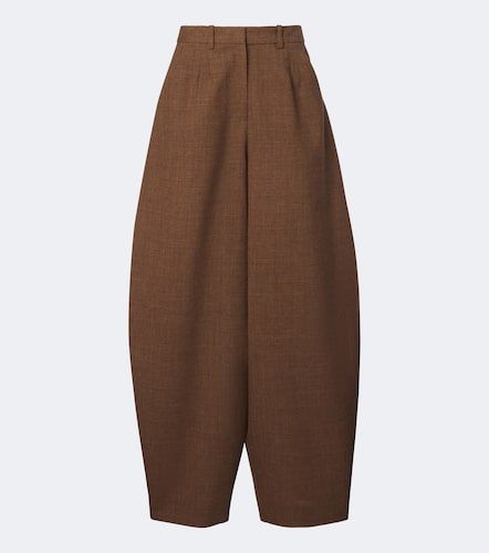 Pantalones barrel de lana virgen - Magda Butrym - Modalova