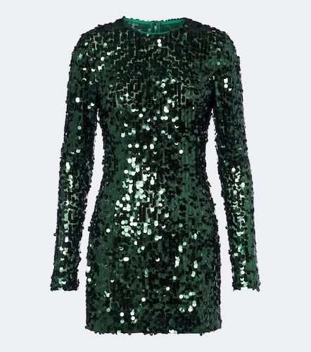 Abito corto con paillettes - Dolce&Gabbana - Modalova