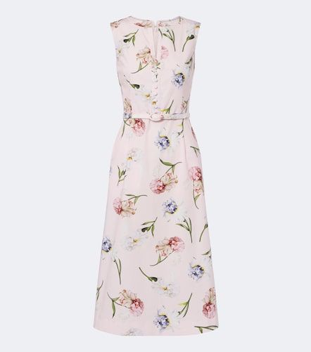 Midikleid aus Popeline - Oscar de la Renta - Modalova