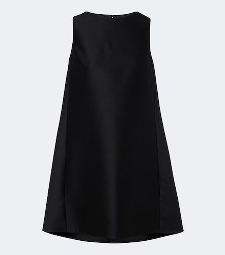 Abito corto BB in lana e seta con cintura - Balenciaga - Modalova
