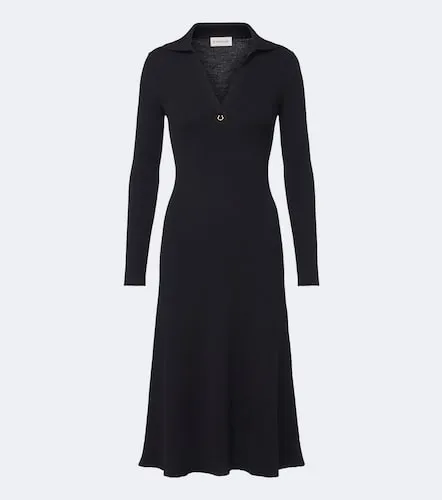 Moncler Ribbed-knit midi dress - Moncler - Modalova