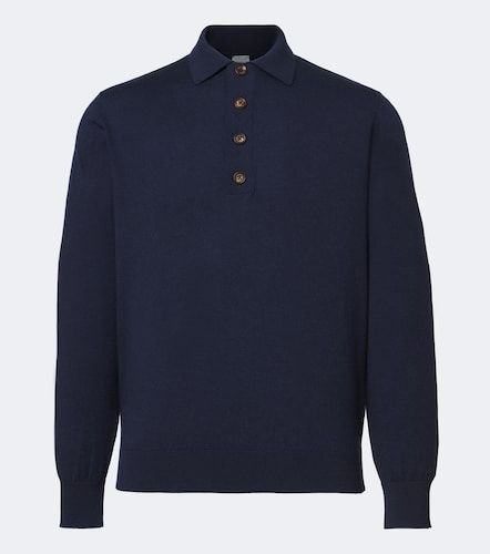 Pullover polo in cotone e cashmere - Eleventy - Modalova