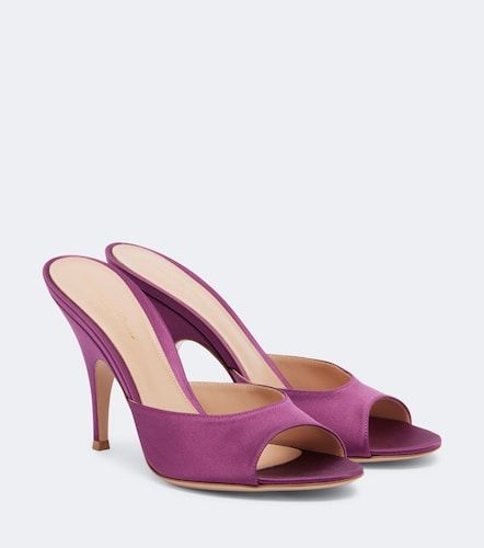 Gianvito Rossi Mules Sofia in raso - Gianvito Rossi - Modalova