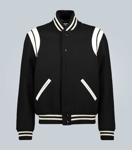 Saint Laurent Teddy varsity jacket - Saint Laurent - Modalova