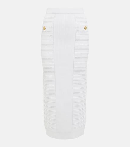 Balmain Embellished knit midi skirt - Balmain - Modalova