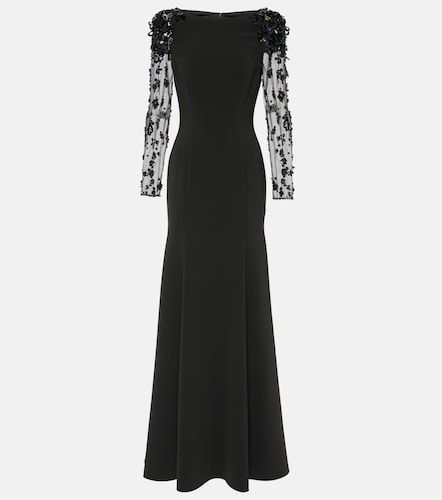 Abito lungo Adella in crêpe - Jenny Packham - Modalova