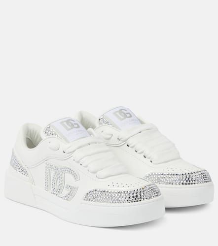 New Roma embellished leather sneakers - Dolce&Gabbana - Modalova