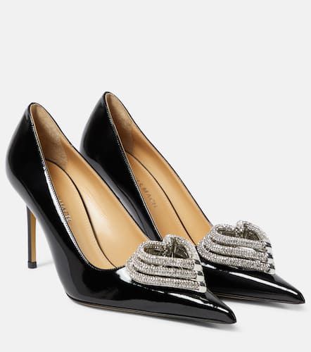 Triple Heart patent leather pumps - Mach & Mach - Modalova