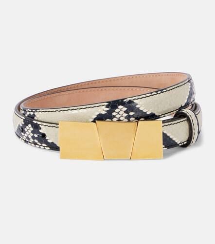 Axel Small snake-effect leather belt - Khaite - Modalova