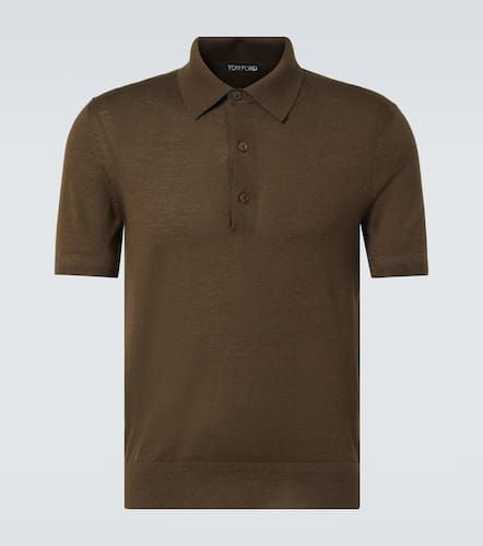 Cashmere and silk polo shirt - Tom Ford - Modalova