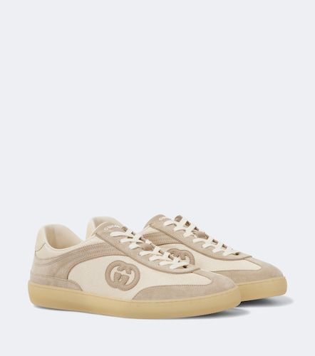 Sneakers Interlocking G mit Veloursleder - Gucci - Modalova
