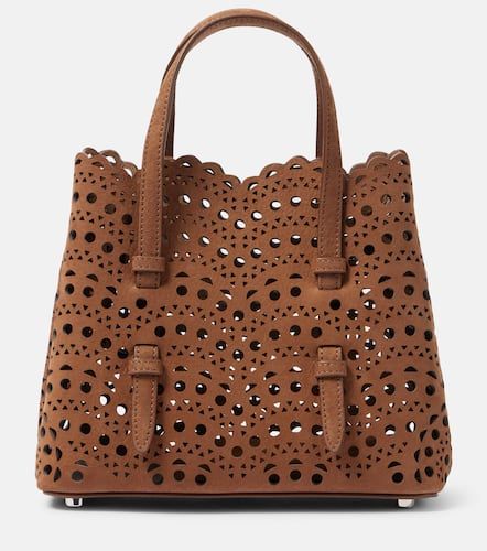 AlaÃ¯a Mina 20 Vienne Wave leather tote bag - Alaia - Modalova